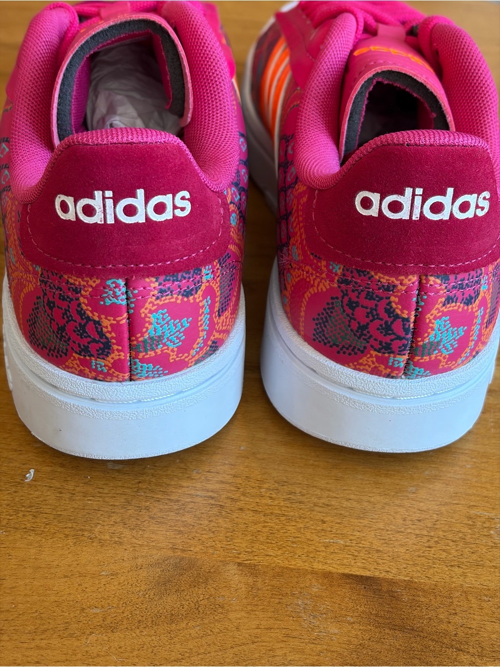 Adidas Women’s x Farm Rio Grand Court Alpha Floral Sneakers - New - Picture 6 of 6